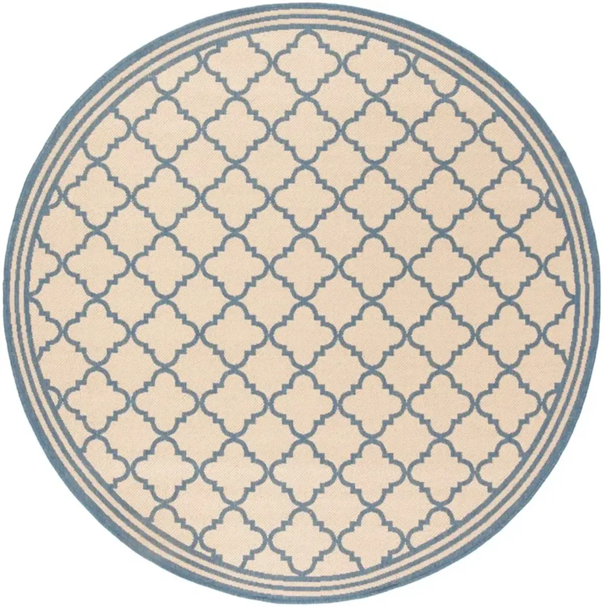 BEACH HOUSE 121 Blue 8' X 8' Round Round Rug