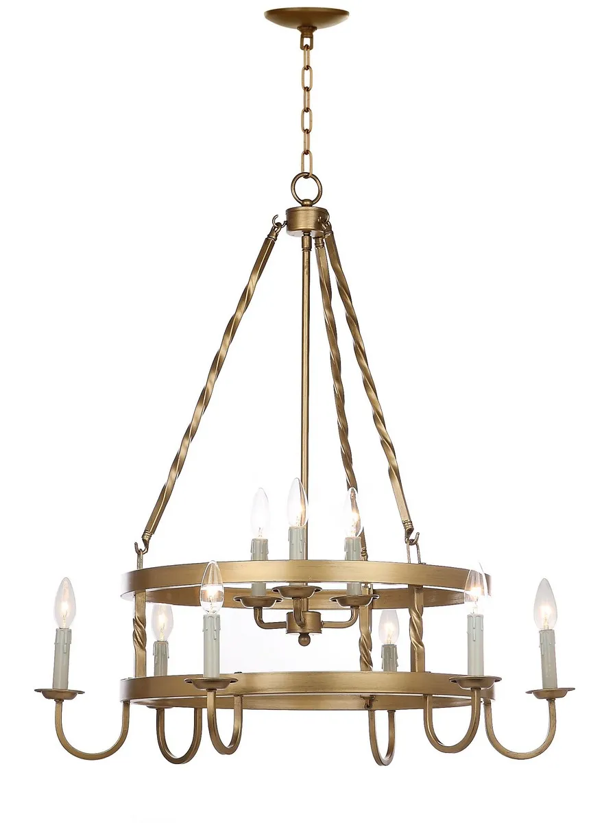 Crowley 31-Inch Dia Adjustable Chandelier