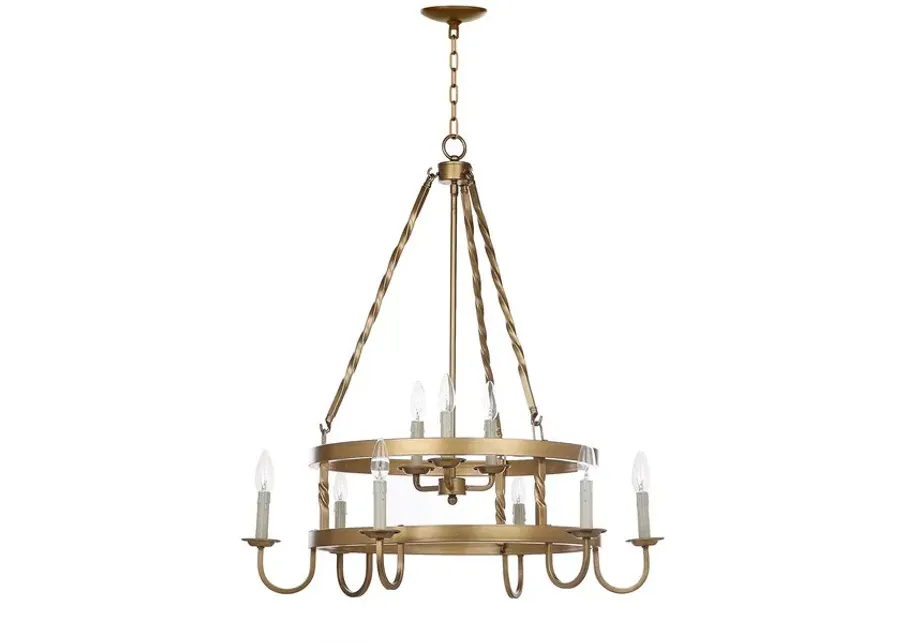 Crowley 31-Inch Dia Adjustable Chandelier