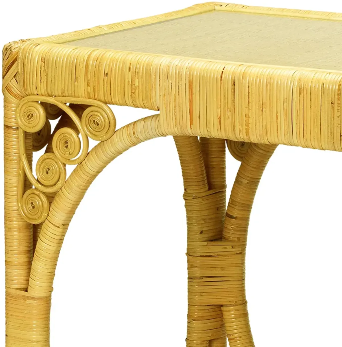 Primrose Rattan Console Table