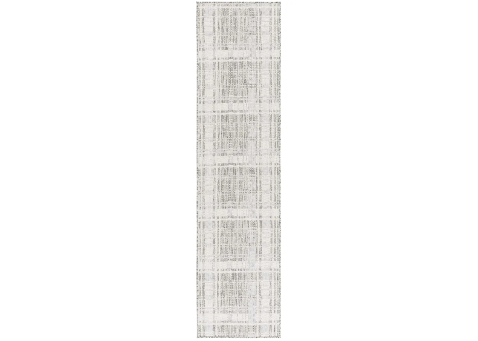 BEACH HOUSE 412 GREY  2' x 8' Runner Rug