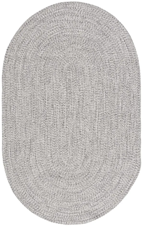 BRAIDED Hand Woven 9' x 12' Oval area rug