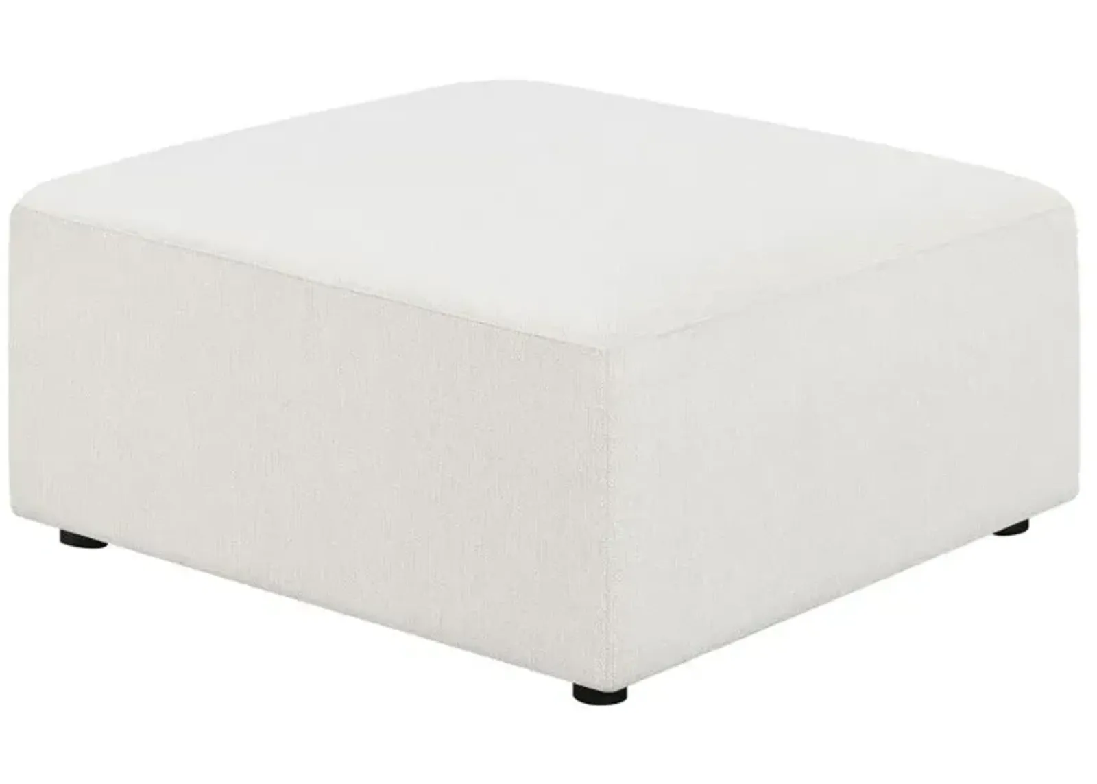 Deonte Upholstered Square Ottoman 