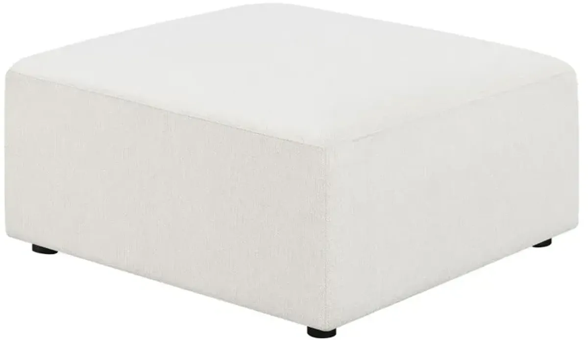 Deonte Upholstered Square Ottoman 