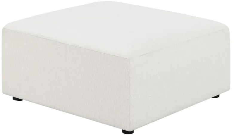 Deonte Upholstered Square Ottoman 