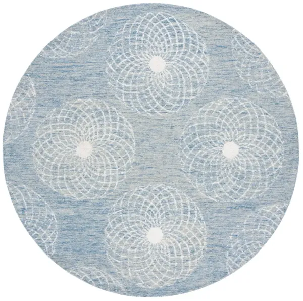 EBONY Hand Tufted 6' x 6' Round area rug