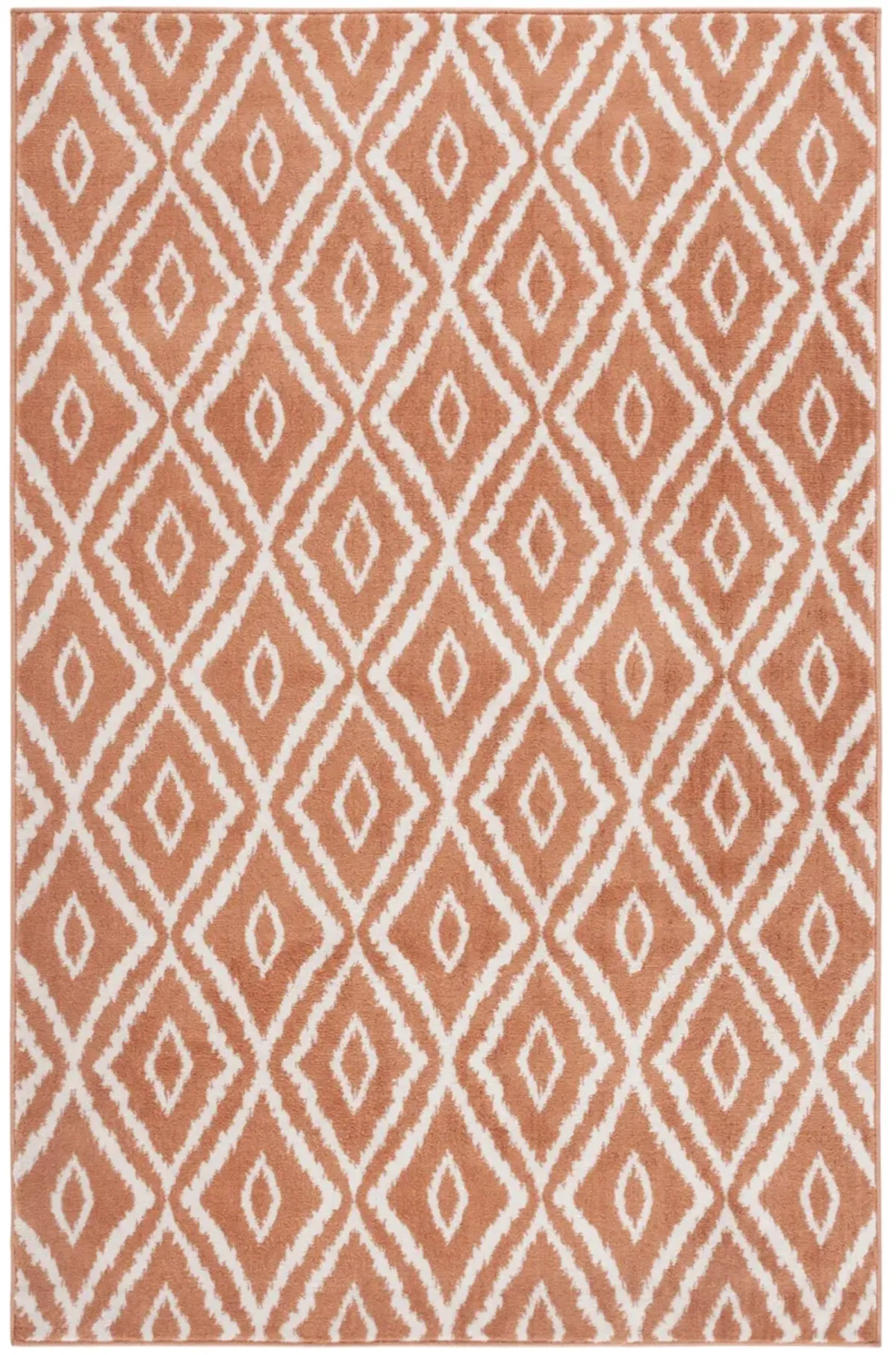 PYRAMID 219 RUST  4'-5' x 6'-5' Small Rectangle Rug