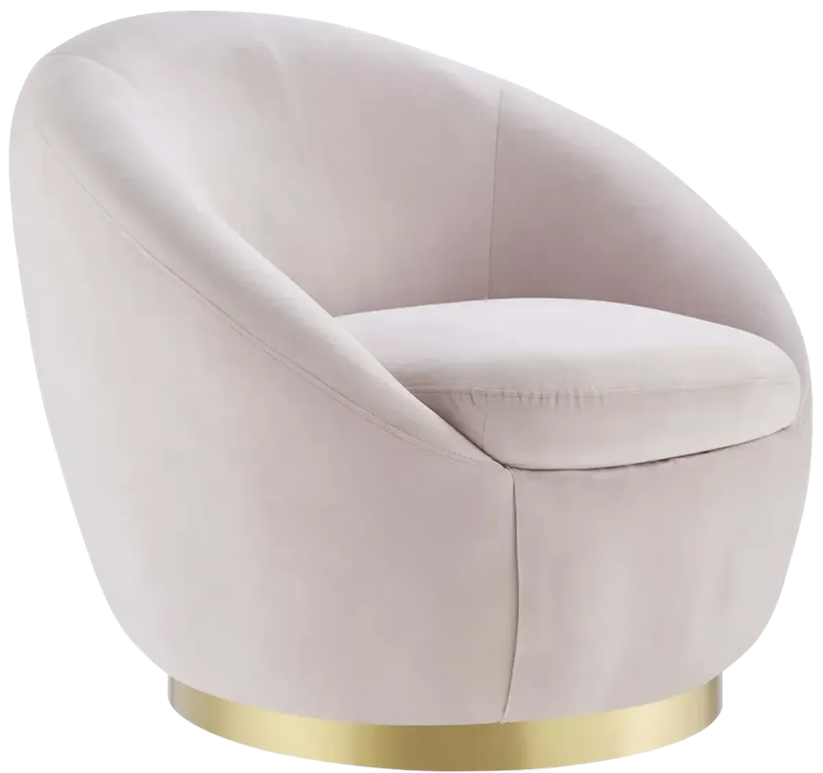 Buttercup Performance Velvet Performance Velvet Swivel Chair