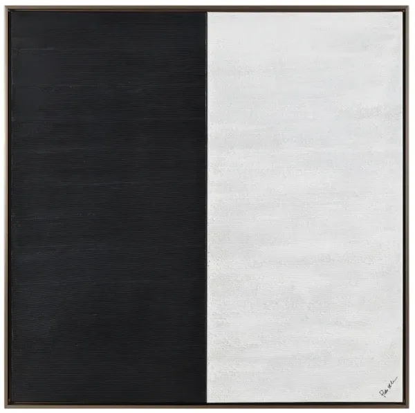 Gobi Square Framed Canvas Art