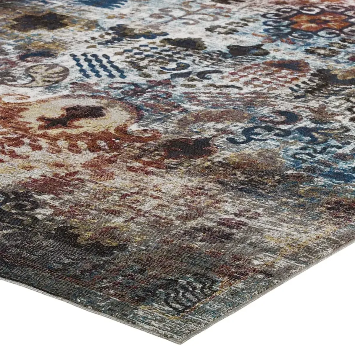 Success Tahira Transitional Distressed Vintage Floral Moroccan Trellis 4x6 Area Rug