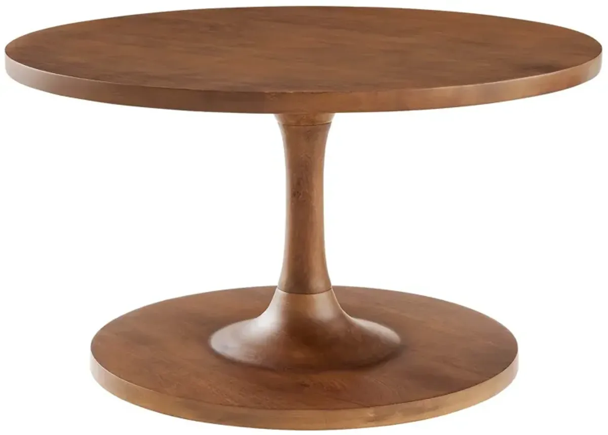 Lina Round Mango Wood Coffee Table