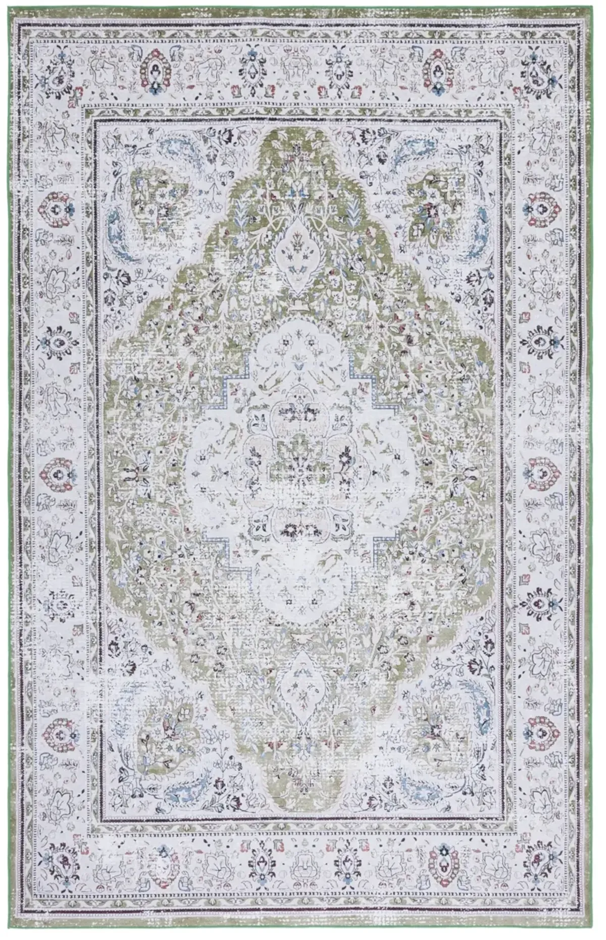 TUCSON 136 M/W S/R GREEN  2'-6' x 4' Accent Rug