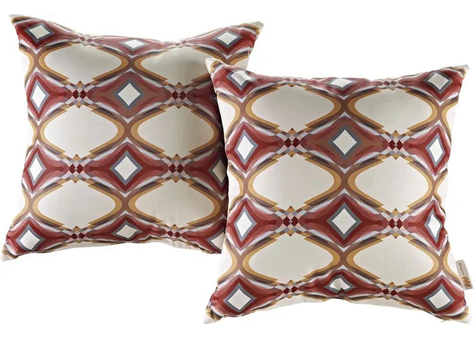 Modway Two Piece Outdoor Patio Pillow Set