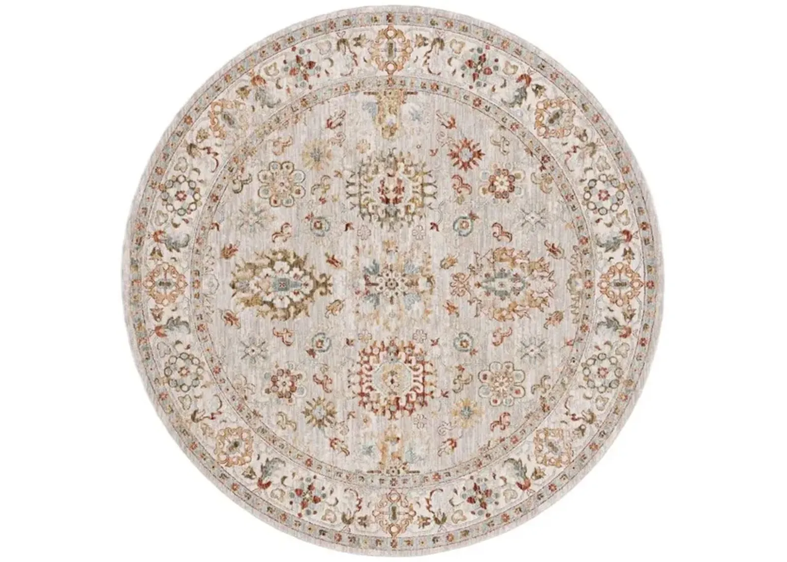 HAMILTON 112 Grey  6'-7' X 6'-7' Round Round Rug