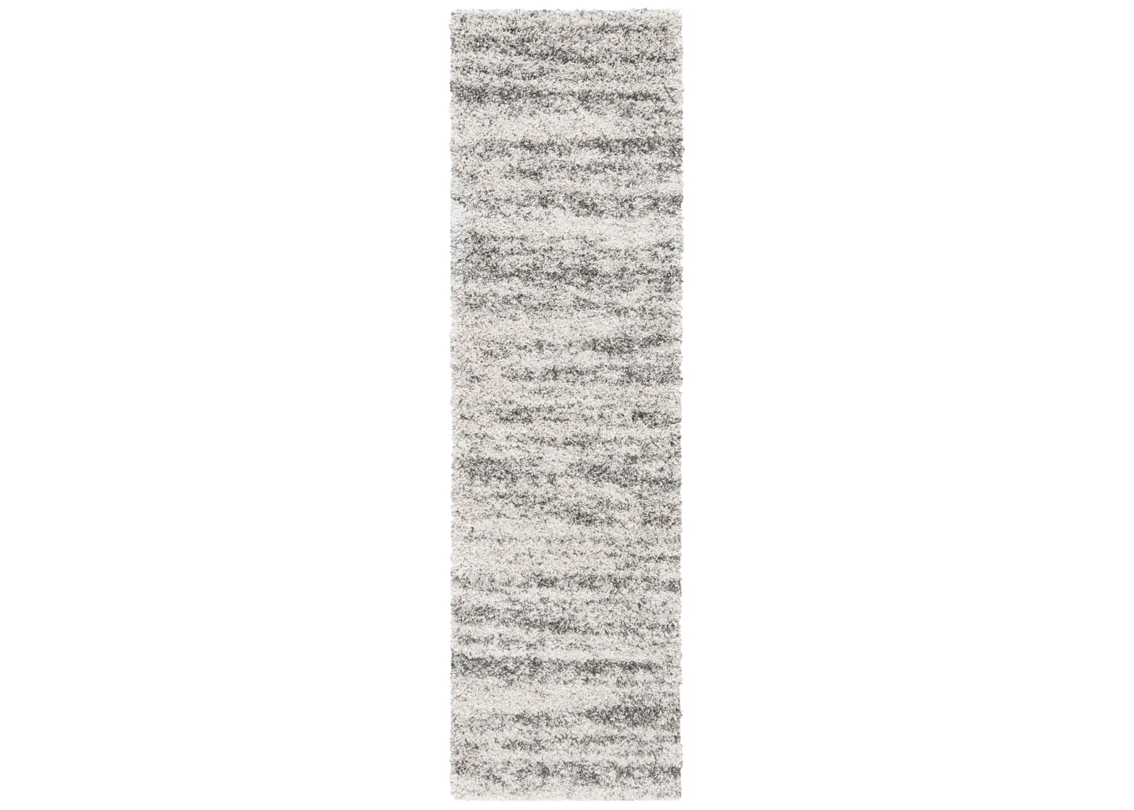 HUDSON SHAG 206 IVORY  2'-3' x 6' Runner Rug