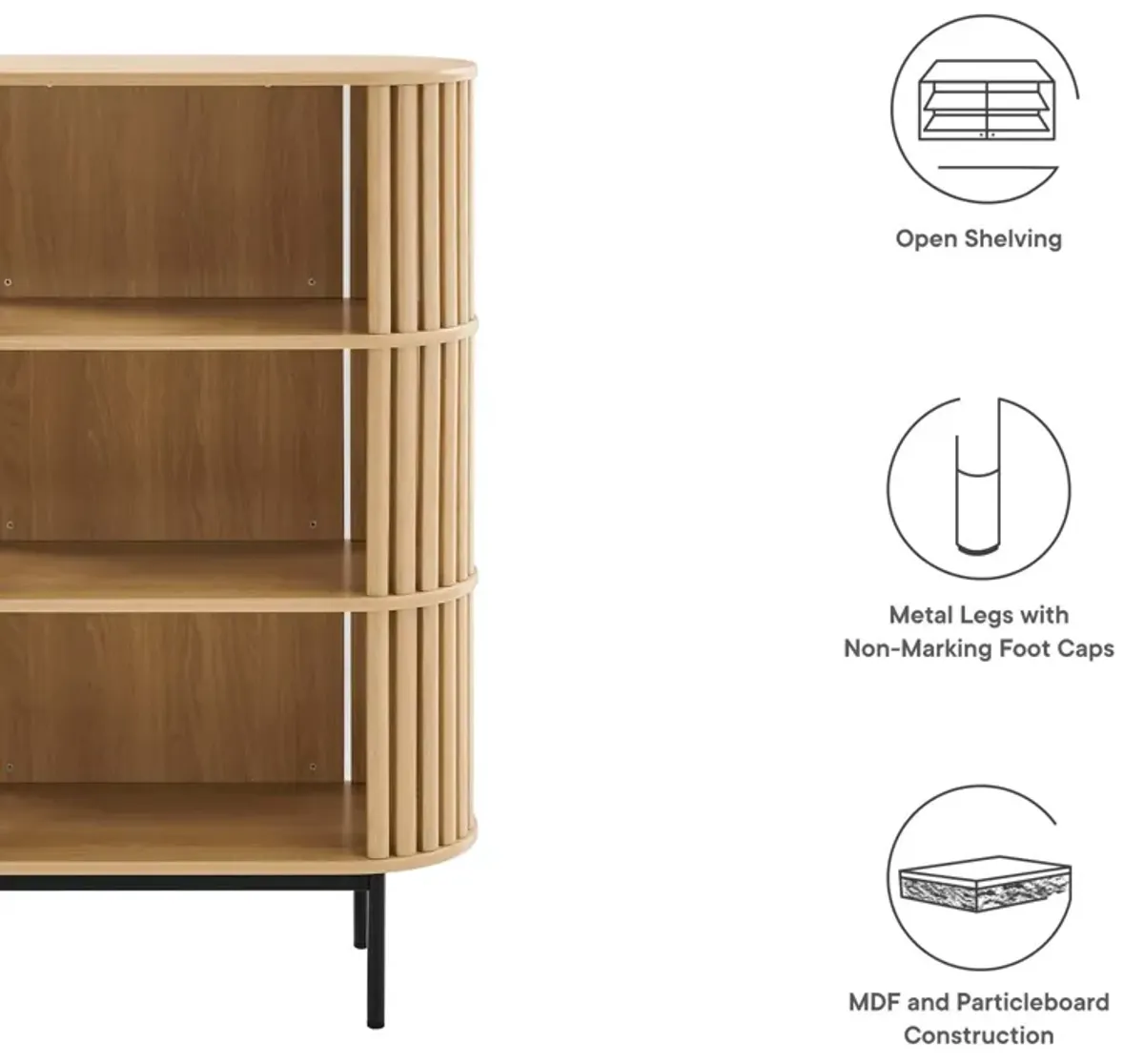 Fortitude Three Tier Display Cabinet