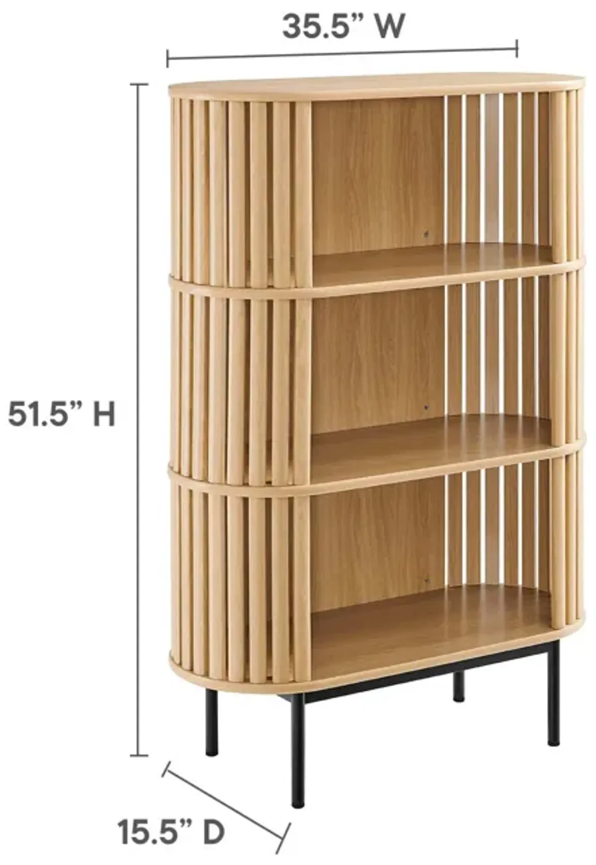 Fortitude Three Tier Display Cabinet