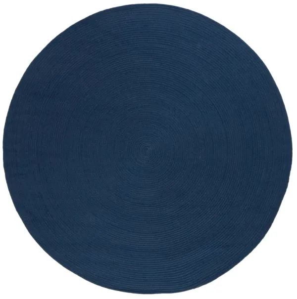 BRAIDED Hand Woven 4' x 4' Round area rug