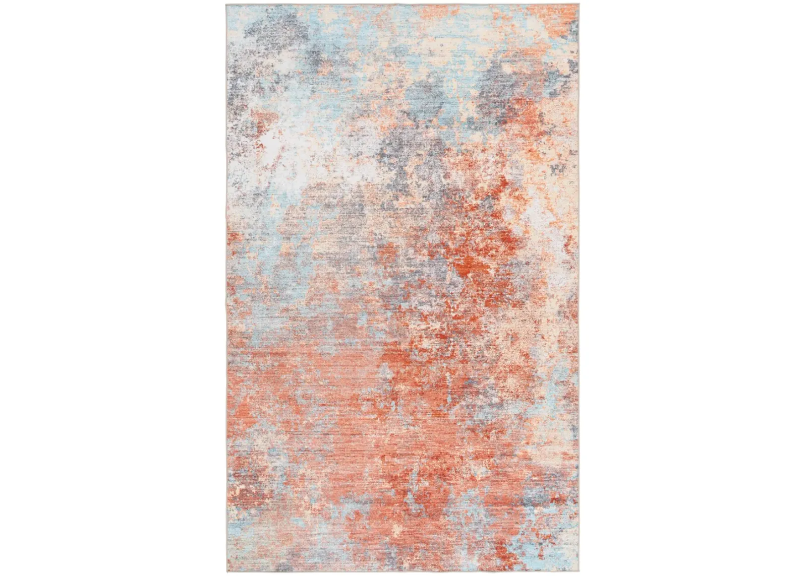 MALIBU 943 RUST  8' x 10' Large Rectangle Rug