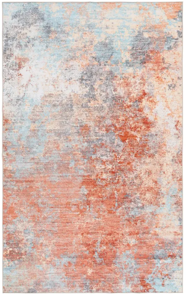 MALIBU 943 RUST  8' x 10' Large Rectangle Rug