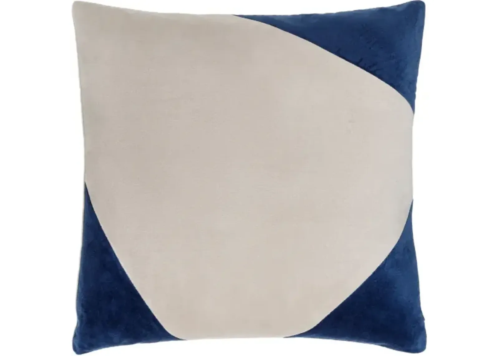 Cotton Velvet CV-077 18"L x 18"W Accent Pillow  - Down Insert