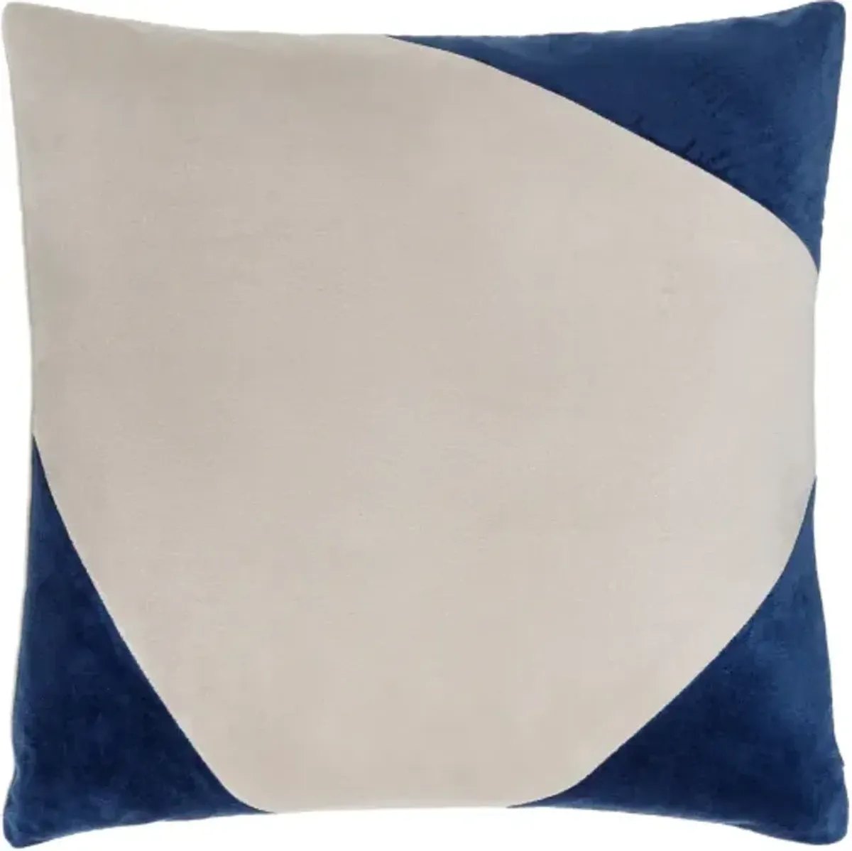 Cotton Velvet CV-077 18"L x 18"W Accent Pillow  - Down Insert