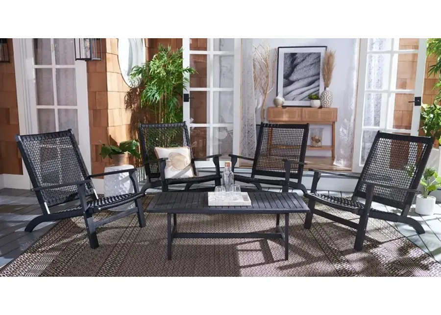 Deven Outdoor 5 Piece Coffee Set