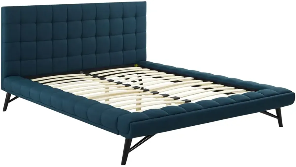 Julia Tufted Platform Bed