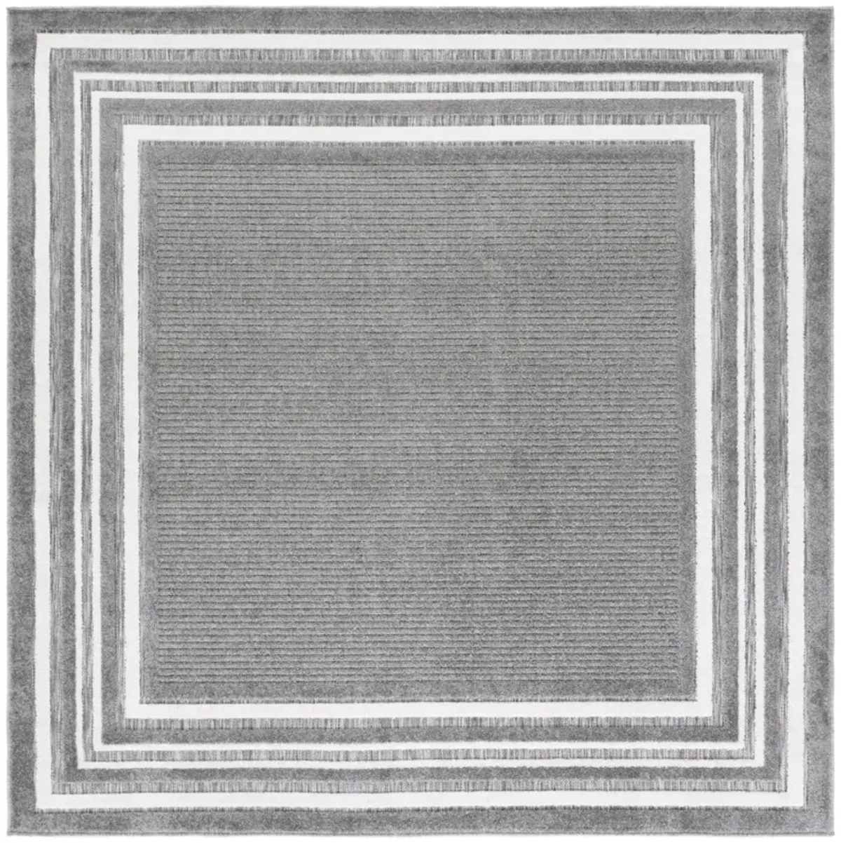CABANA 634 GREY  6'-7' x 6'-7' Square Square Rug