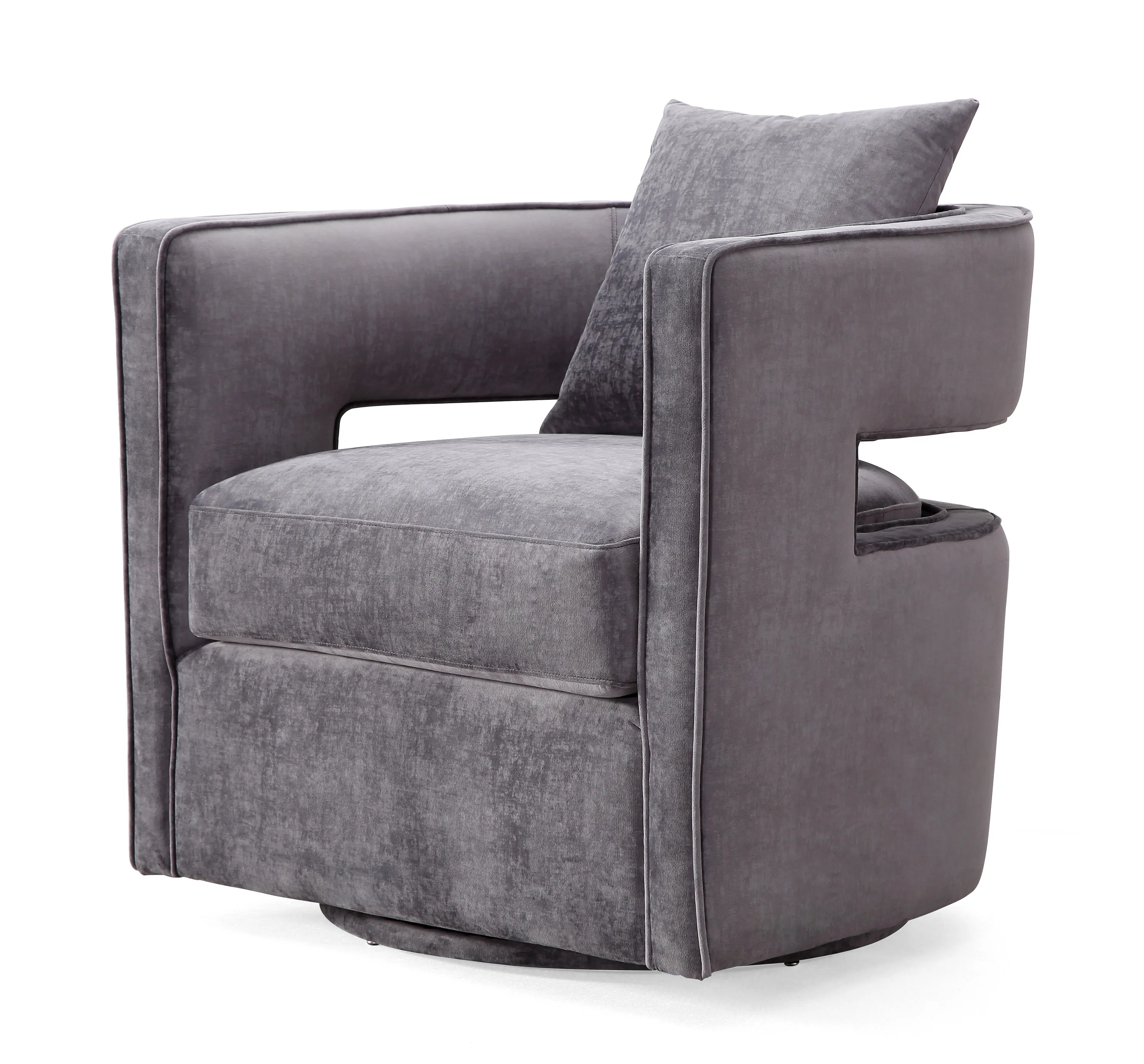 Kennedy Grey Swivel Chair