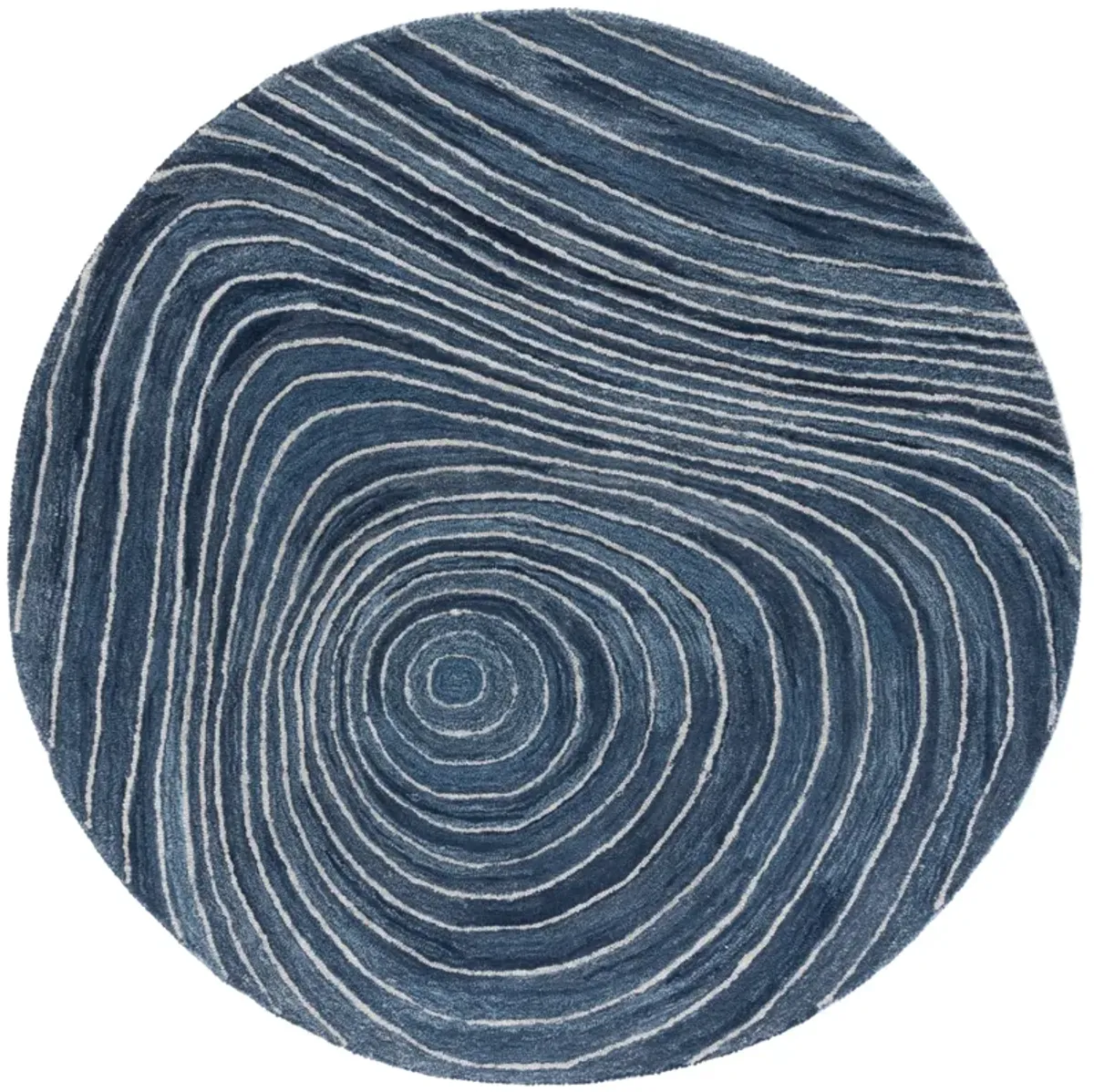 ABSTRACT Hand Tufted 6' x 6' Round area rug