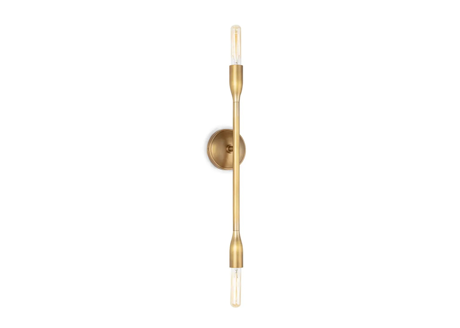 Cobra Natural Brass Sconce 