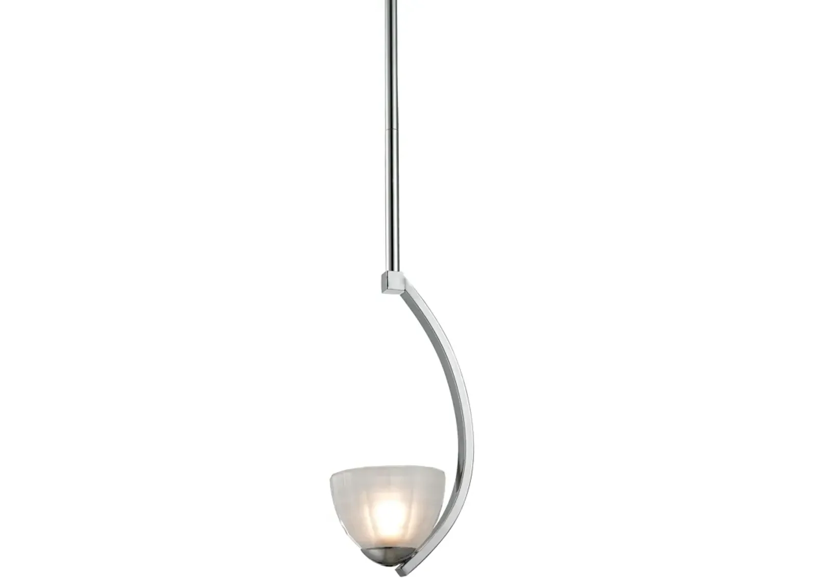 Sculptive 6" Wide 1-Light Mini Pendant - Polished Chrome