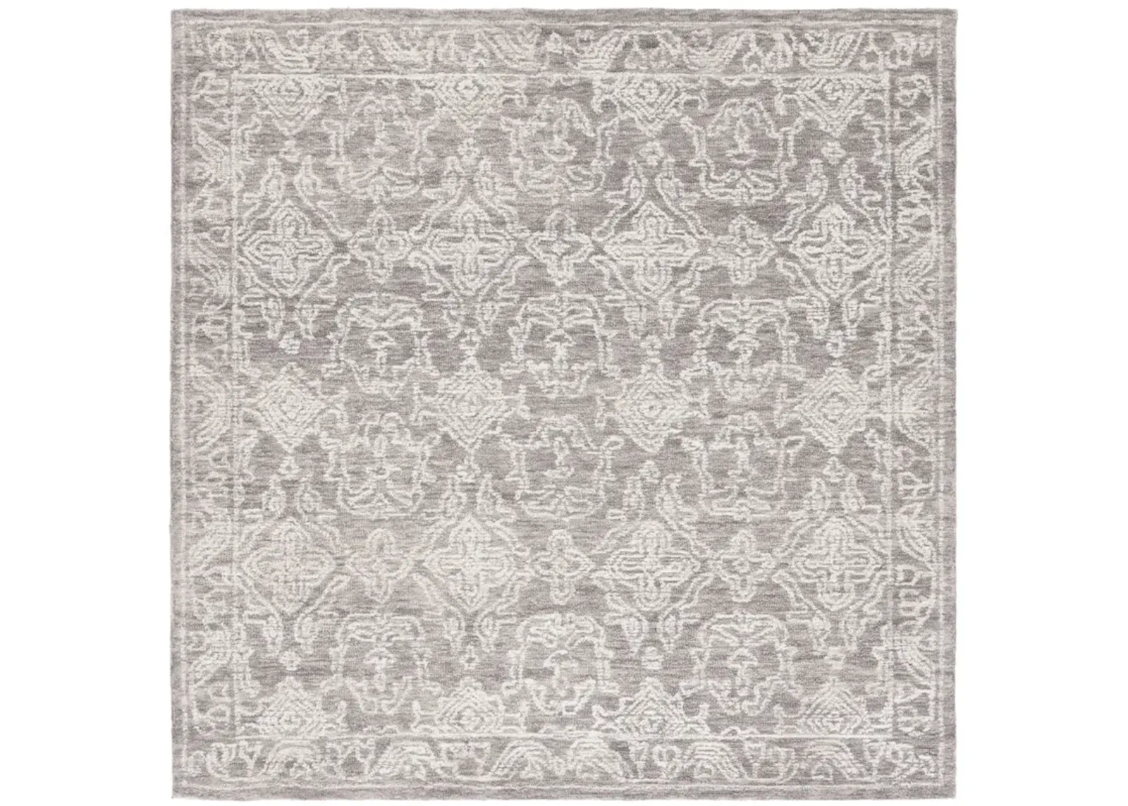 EBONY 302 IVORY  6' x 6' Square Square Rug