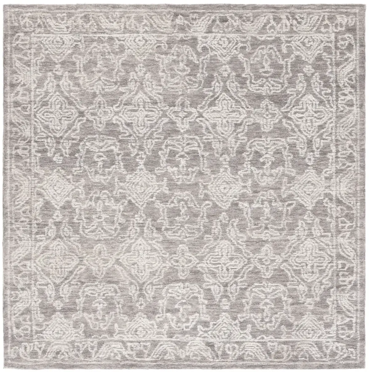 EBONY 302 IVORY  6' x 6' Square Square Rug