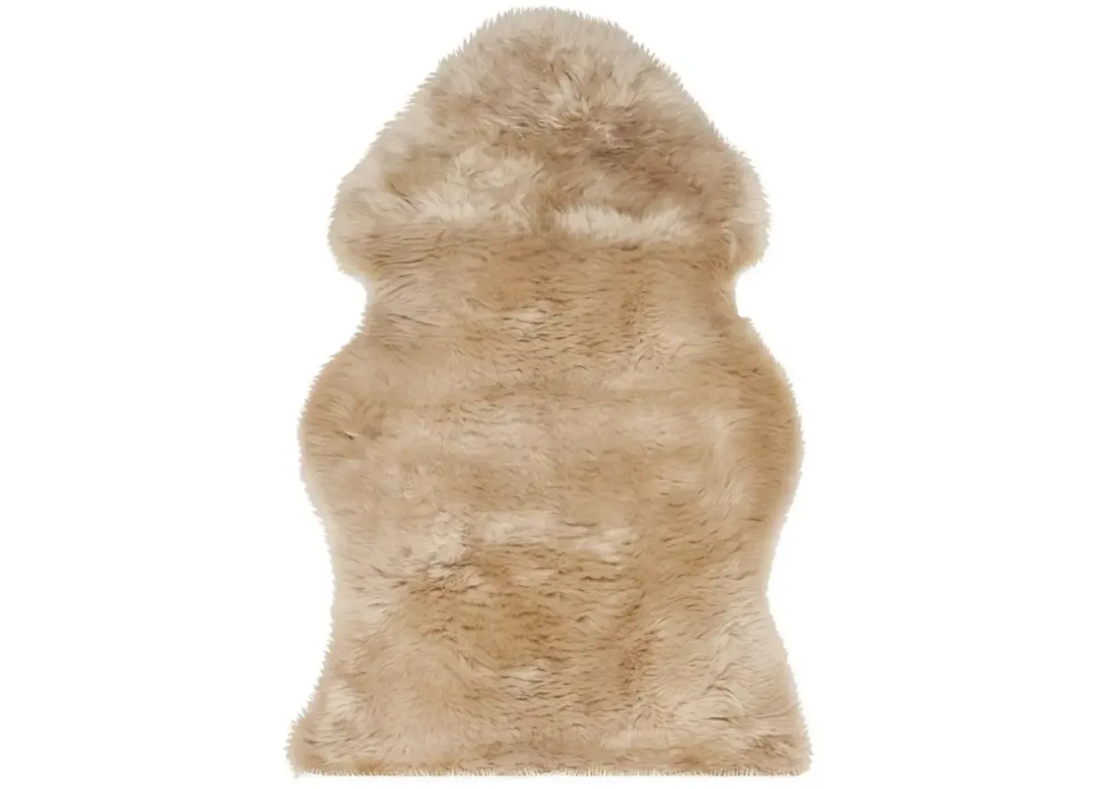 SHEEP SKIN 121 Beige 2' X 3' Accent Rug