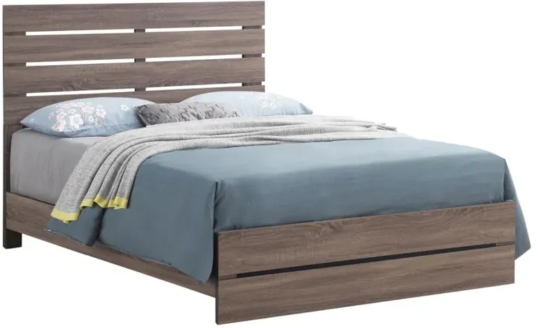 Brantford Queen Panel Bed Barrel Oak