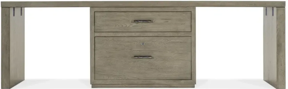 Linville Falls 96" Desk with Centered Lateral File