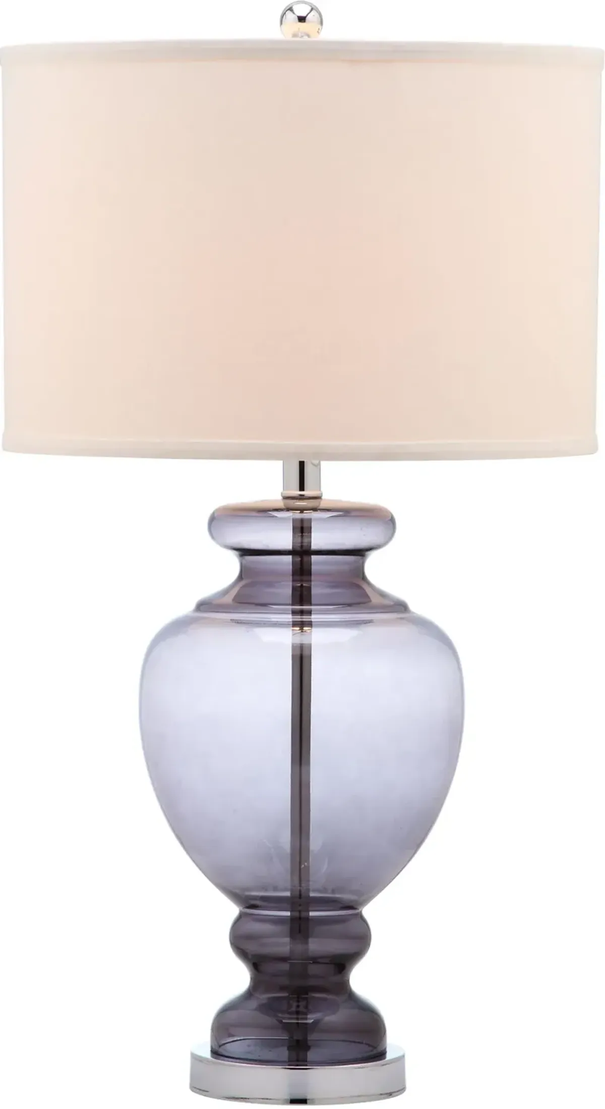 Morocco Grey 27-Inch H Glass Table Lamp - Set of 2