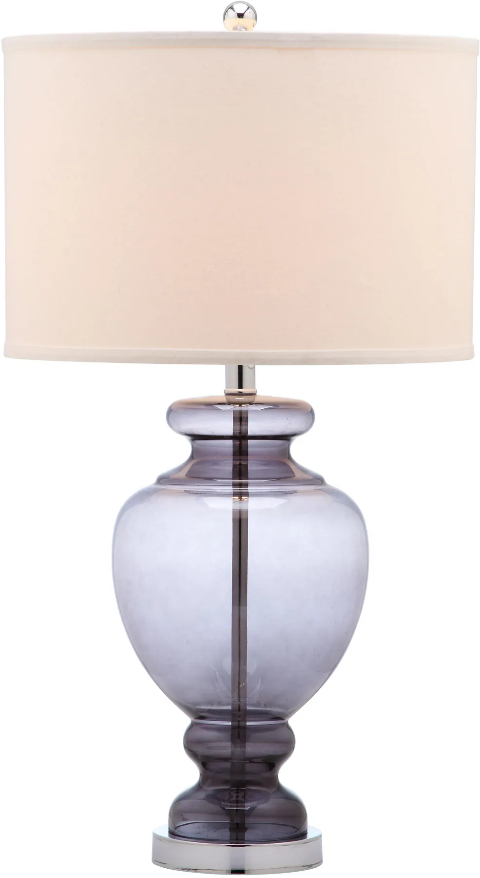 Morocco Grey 27-Inch H Glass Table Lamp - Set of 2