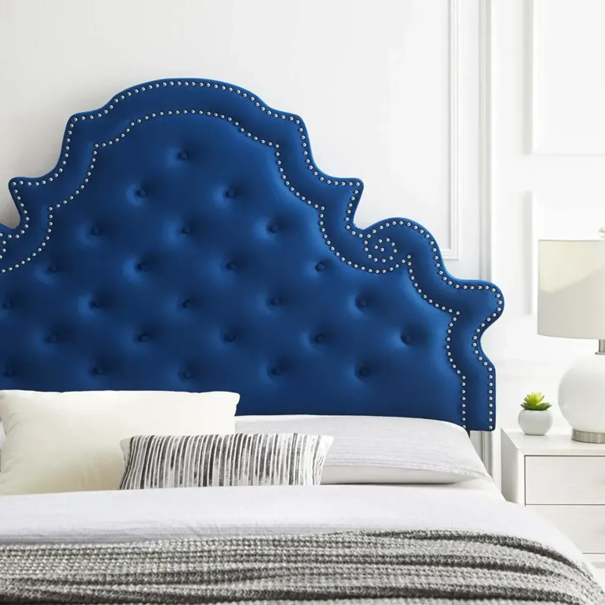 Diana Tufted Performance Velvet Twin Headboard