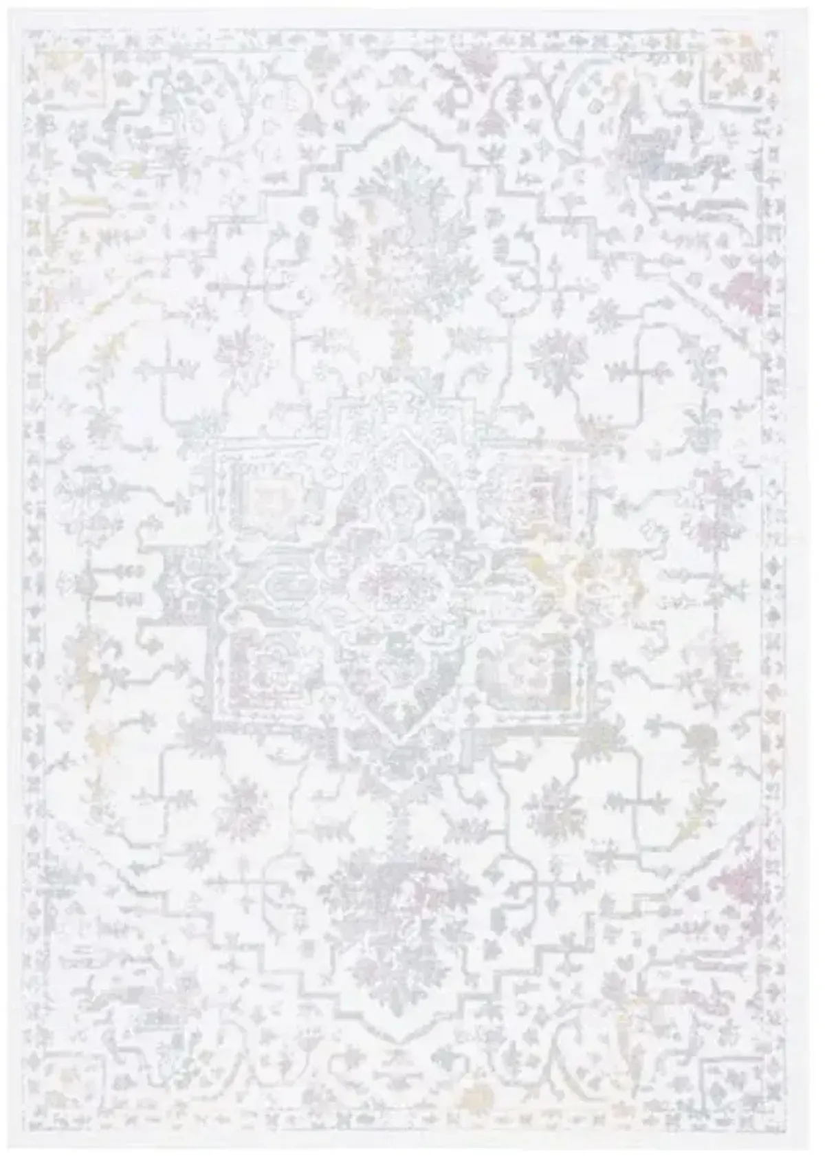 LAYLA 113  Pink 5'-5' x 7'-6' Medium Rectangle Rug