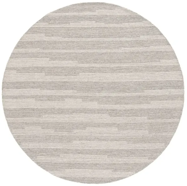 EBONY Hand Tufted 6' x 6' Round area rug