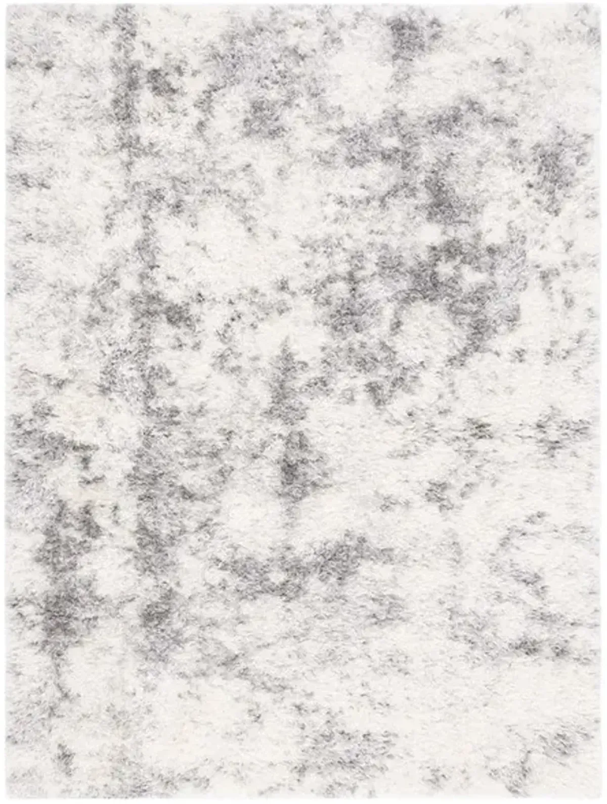 LINDSAY SHAG 550 Grey 4' X 6' Small Rectangle Rug