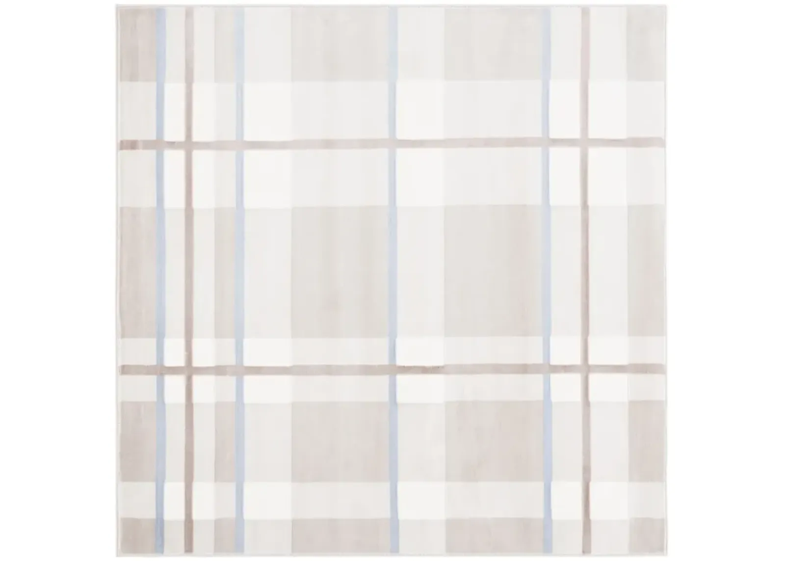 GROOVE 112 BEIGE  6'-7' x 6'-7' Square Square Rug