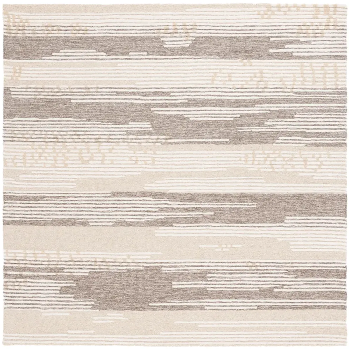 MARTHA STEWART Hand Tufted 6' x 6' Square area rug