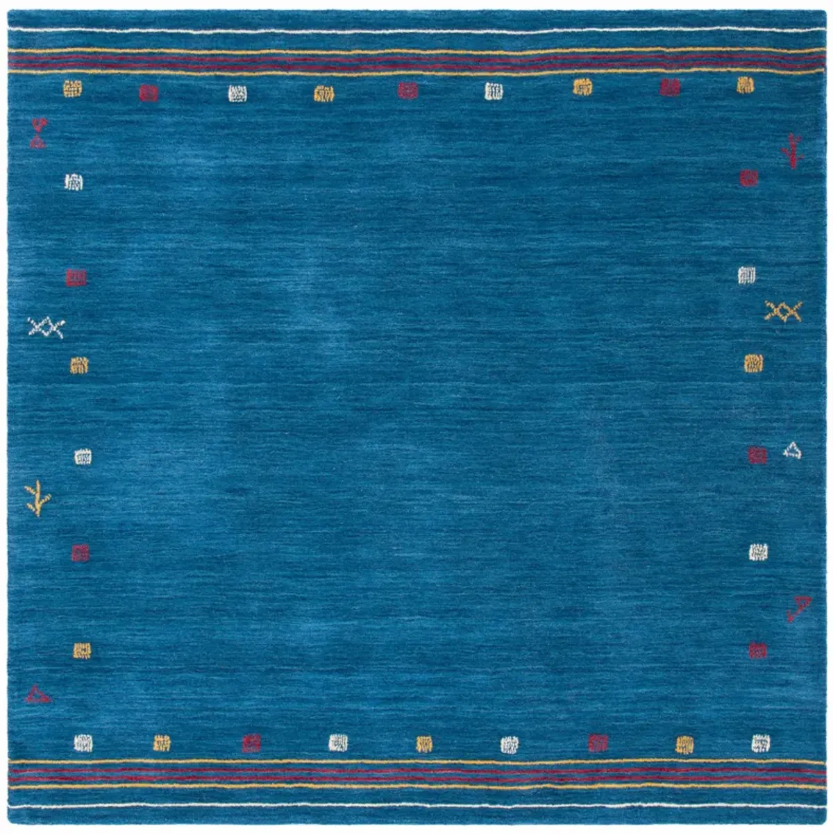 HIMALAYA Hand Loomed 4' x 4' Square area rug
