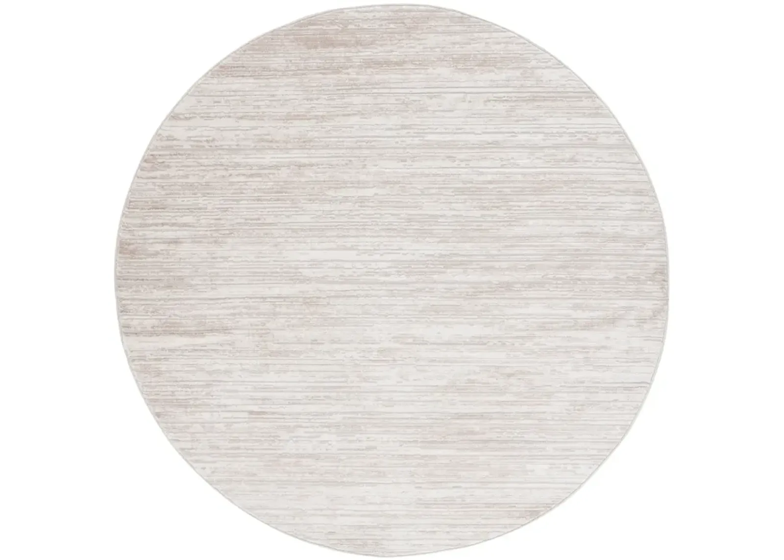 HANNA 102 IVORY  6'-7' x 6'-7' Round Round Rug