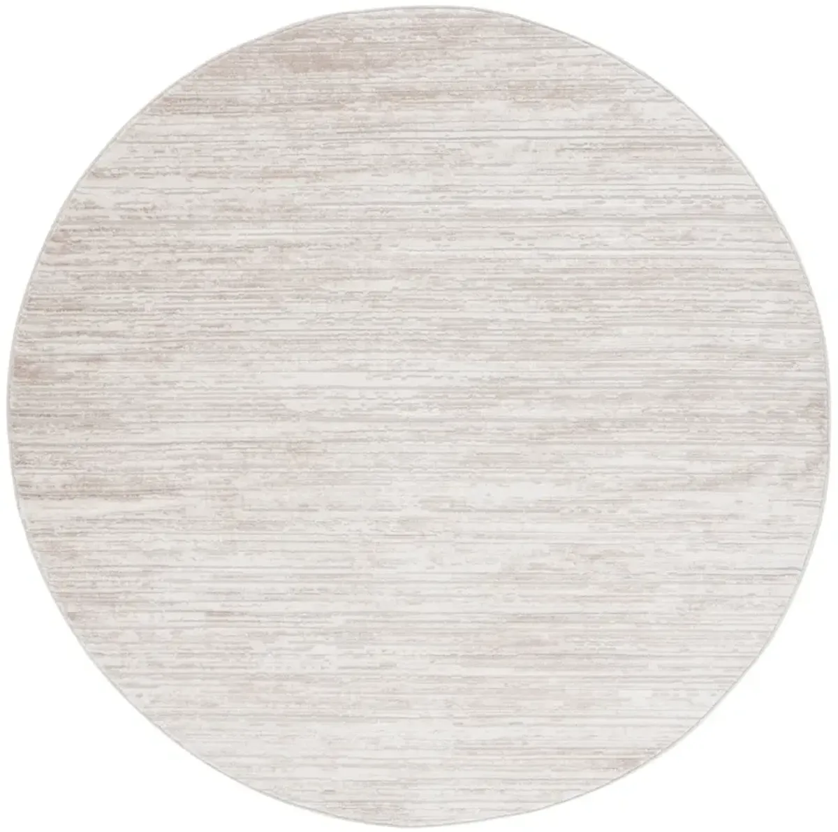 HANNA 102 IVORY  6'-7' x 6'-7' Round Round Rug