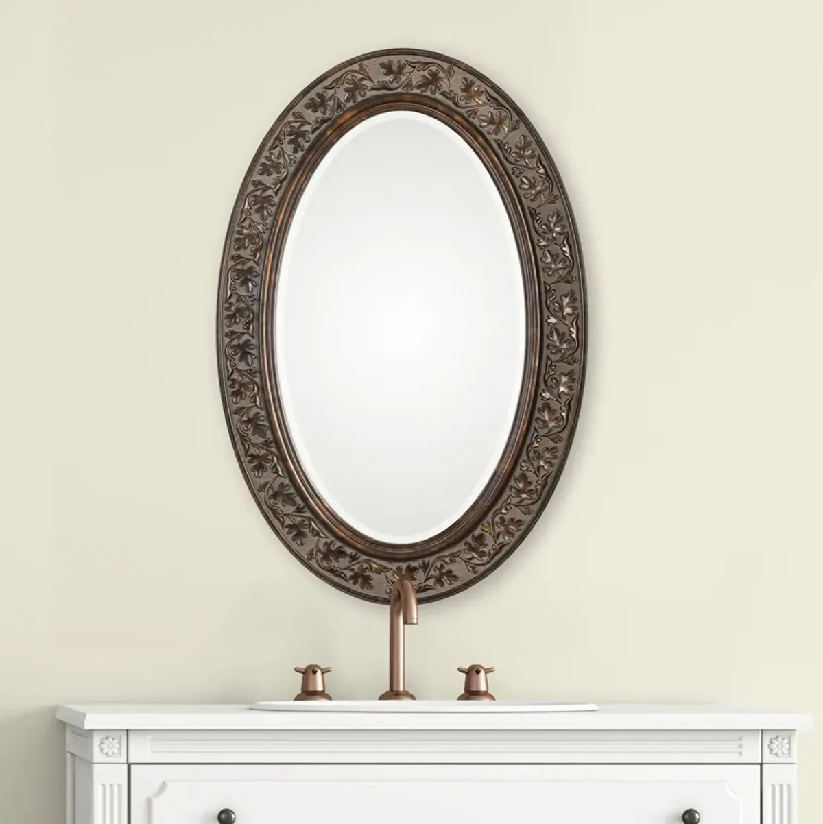 Ridgeland Flowing Leaf Wall Mirror